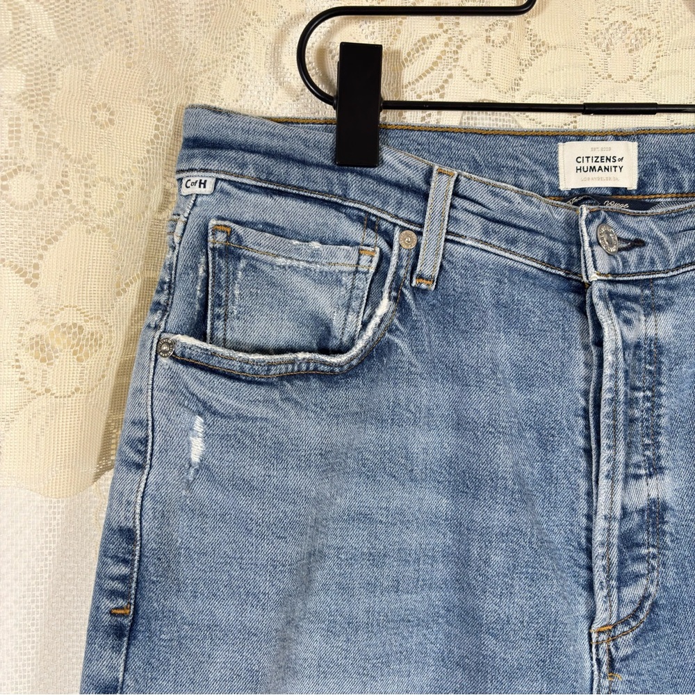 Citizens of Humanity Jolene Premium Denim Jeans High Waisted Straight Size 30 - Picture 4 of 12